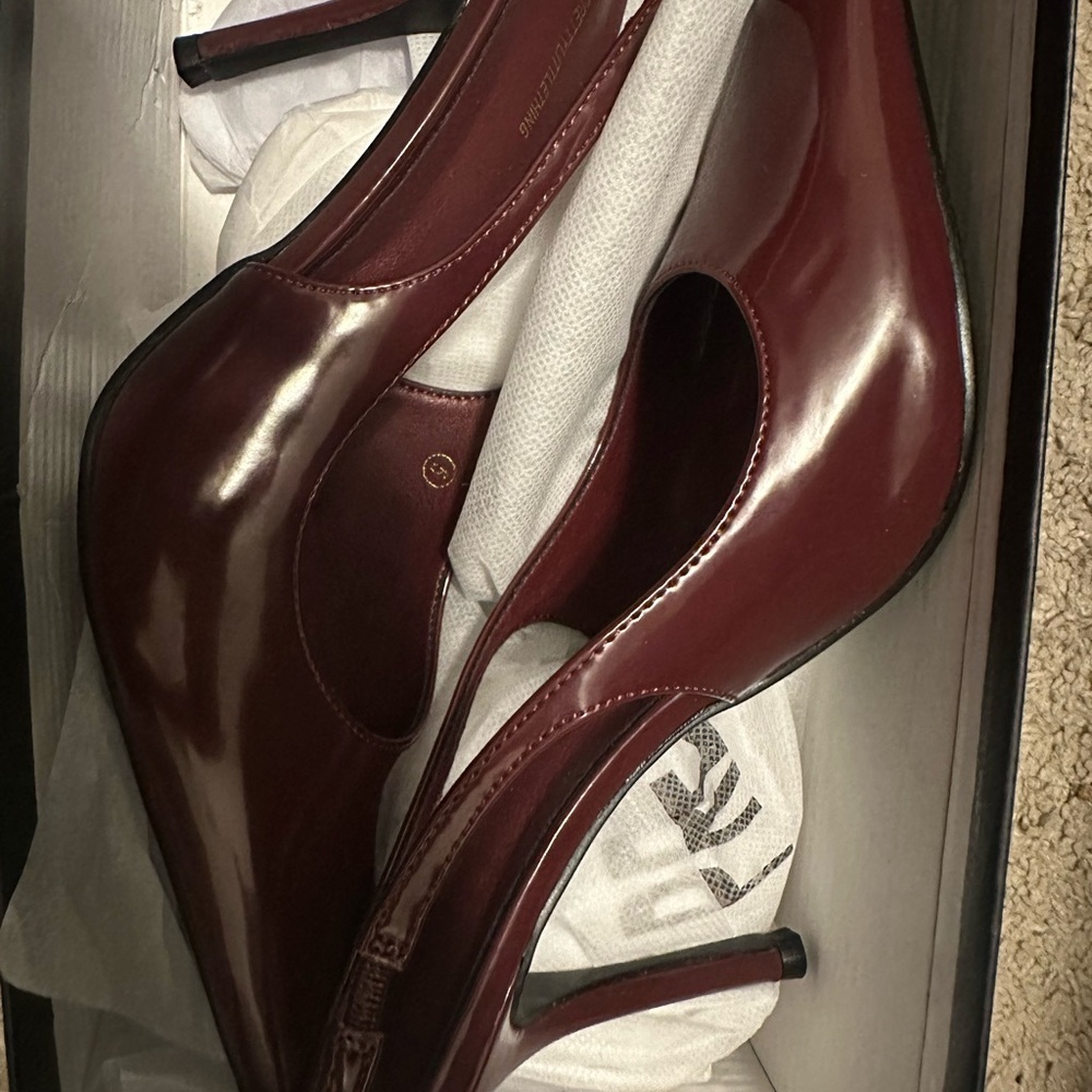 Elegant Burgundy Heels